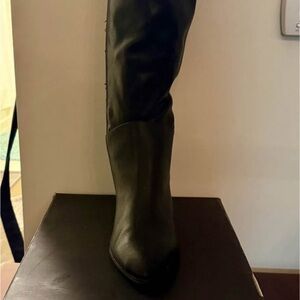 Torrid Black heeled boots size 11